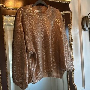 Elegant Gold Sweater
